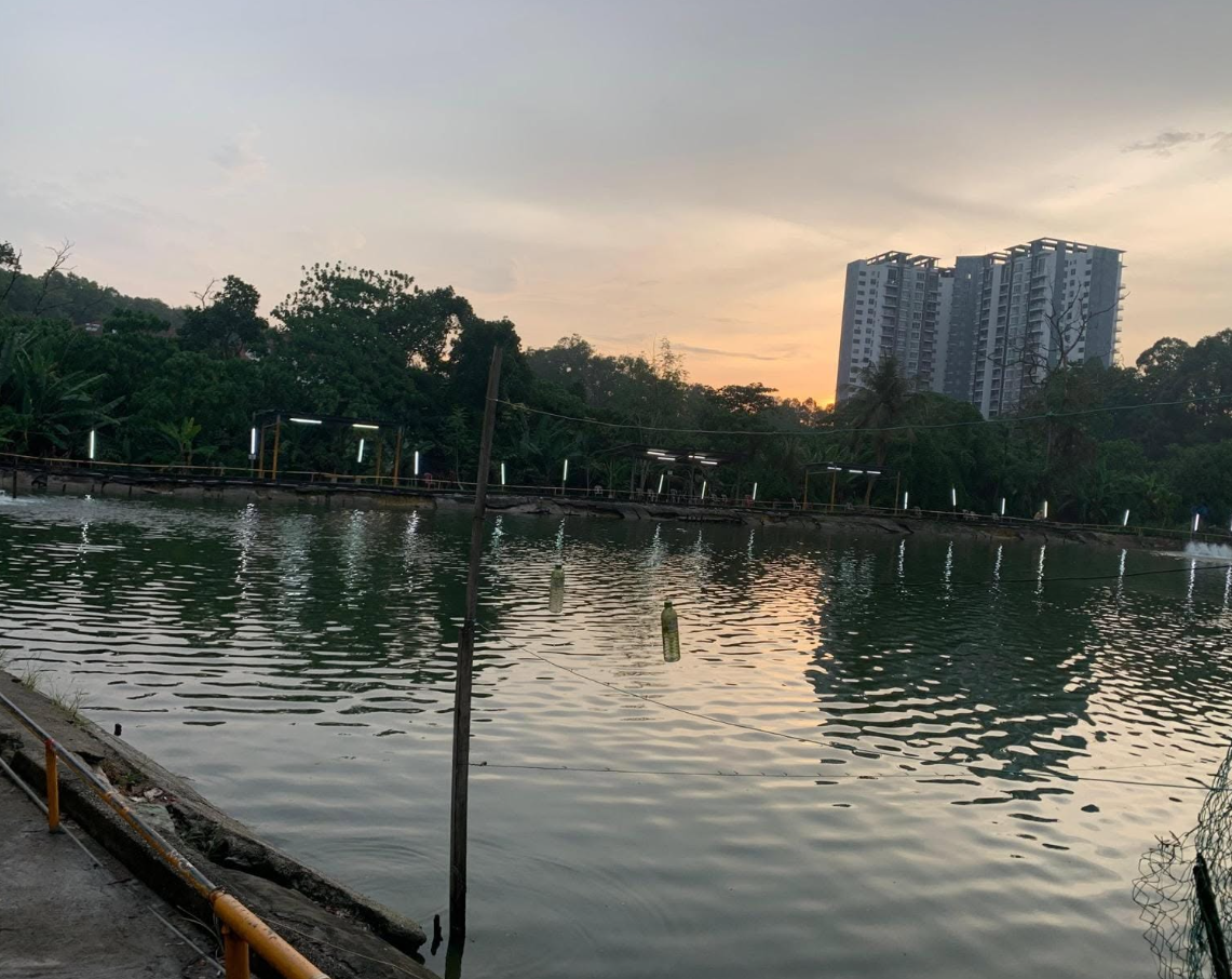 Fishing pond at Ulu Bendul